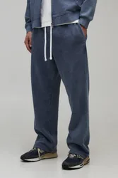 Men's Essential Washed Baggy Jogger Navy Size Medium Navy M
