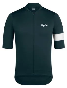 Maglia A Maniche Corte Core Forest Green / White