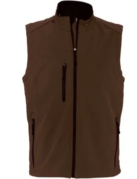 Mens Rallye Soft Shell Bodywarmer Jacket (Dark Chocolate) - Multicolour - Size 3xl - SOLS - FashionsVida