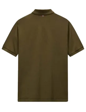 Polo à Manches Courtes Elbas Jersey Dark Olive XL - Napapijri - FashionsVida