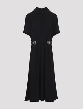 LOEWE Belted Buckle Midi Dress