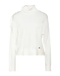 Rollkragenpullover Damen Elfenbein L Damen
