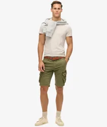 Superdry Herren Core Cargo Shorts mit Lockerer Passform Grün - Größe: 28