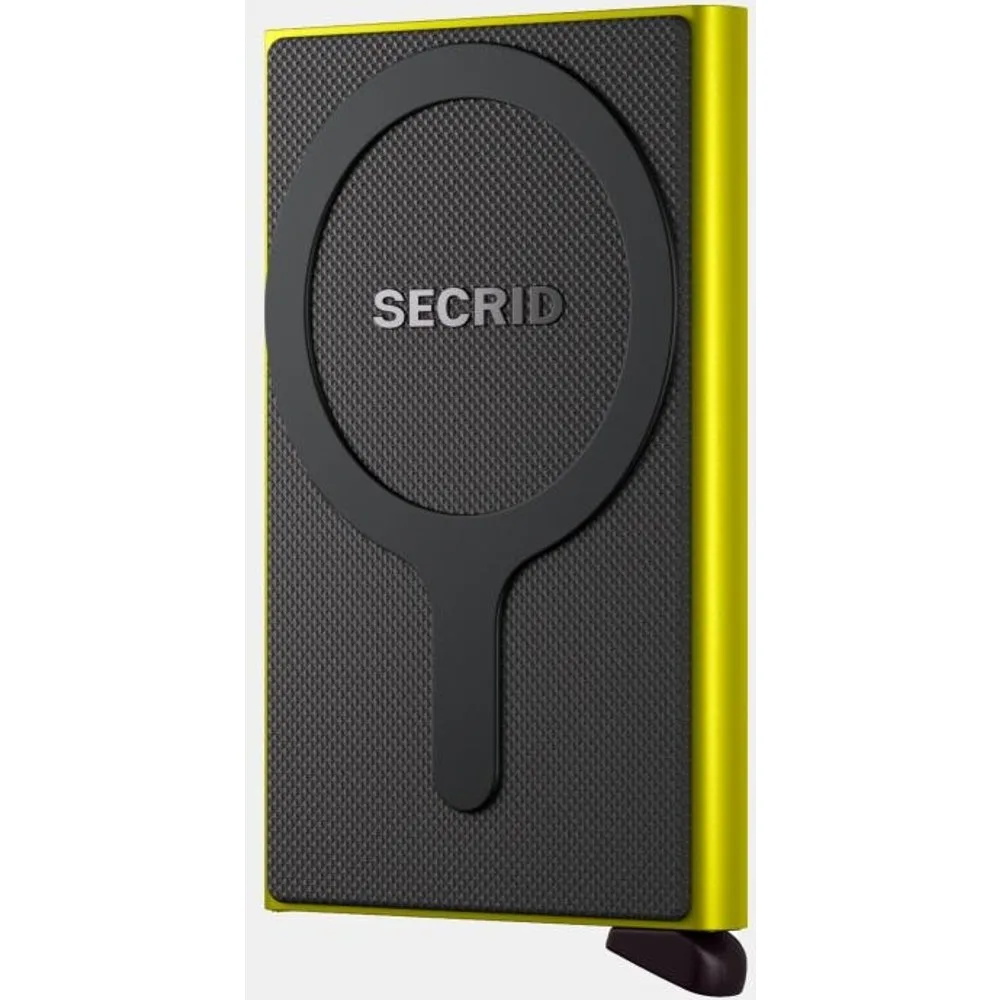 Protector de tarjetas de Aluminio Lime con sistema magnético MagSafe - Secrid - FashionsVida