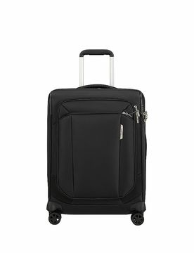 Trolley de cabina Respark Spinner expandible 55cm Ozone Black negro