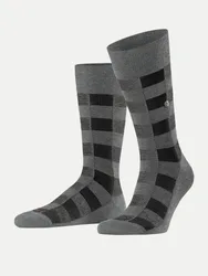 Socken Buffalo Check Grau 40-46
