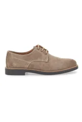 Scarpe Stringate Tortora In Pelle Scamosciata 8025 41