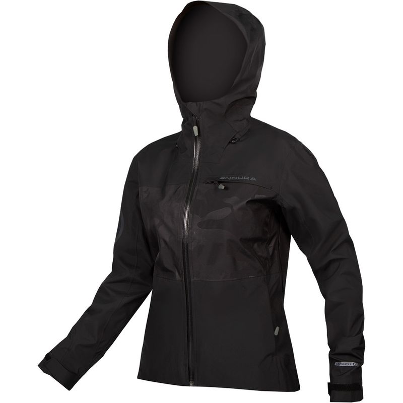 Singletrack ii cortavientos ciclismo mujer Negro (XL)