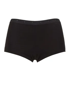Girls and Teens 1 Pack First Period Shortie Briefs Hearts Black 11-12 Years - Black - Size: 11-12 Years - Love Luna - FashionsVida