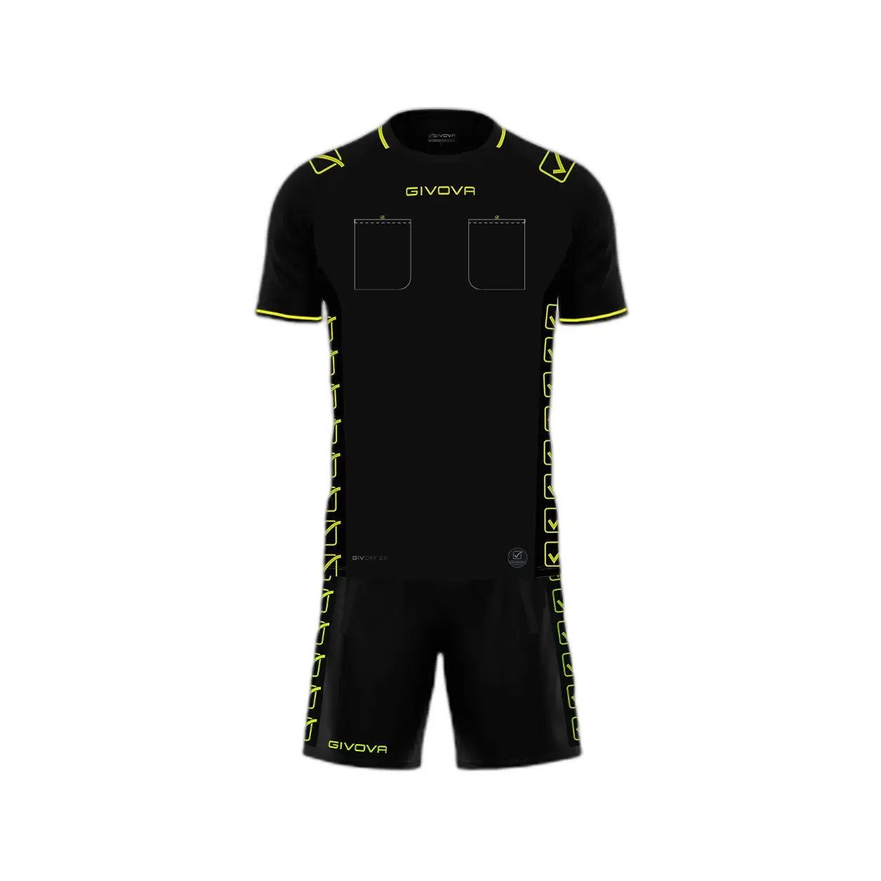 Schiedsrichterset Oficial - Noir - male - Size: L - Givova - FashionsVida
