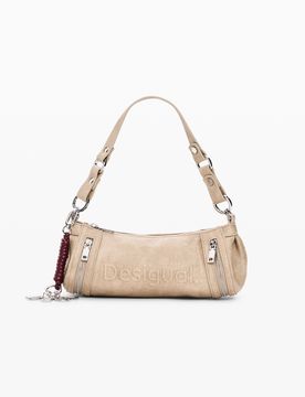 Bolso Mediano efecto piel, Mujer, Poliuretano, Blanco, U