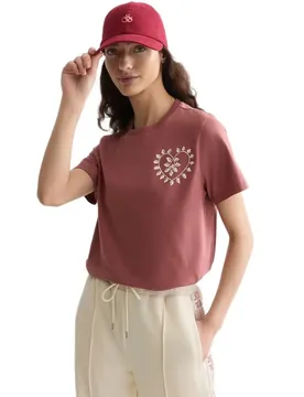 T-shirt à Manches Courtes U9a01621t Withered Rose XL