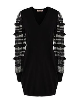 Minivestido Mujer Negro XS Mujer