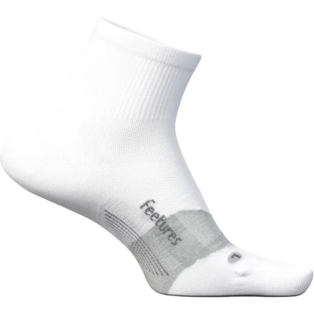 Elite ultra light quarter calcetines running Blanco (XL) - Feetures - FashionsVida