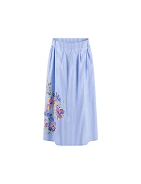 Fynch-Hatton Midirock azzurro 44 - Fynch-Hatton - FashionsVida