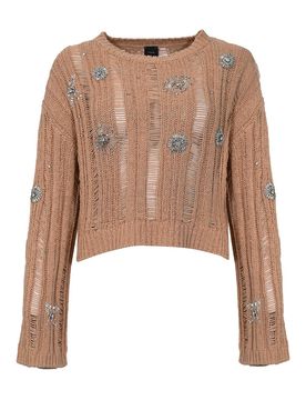 Pinko Maglione Traforato Pressione