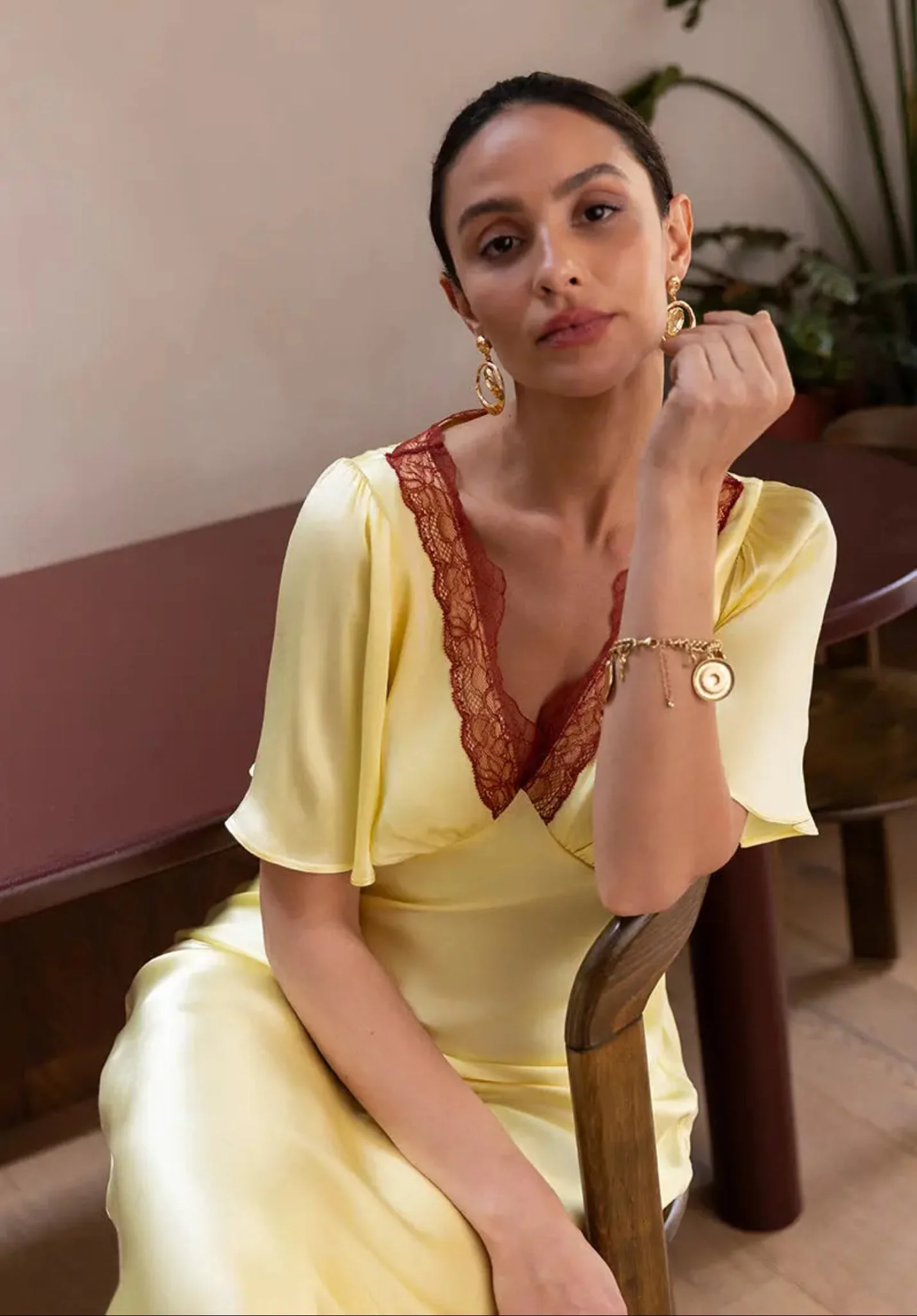 Ellis Butter Yellow Dress - 8 - Rewritten - FashionsVida