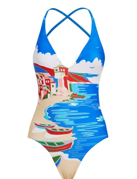 Amalfi Reversible Azania One Piece - XS - Paolita London - FashionsVida