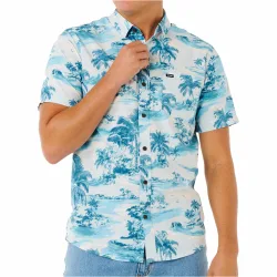 Sessions camisa manga corta hombre Azul (XL)