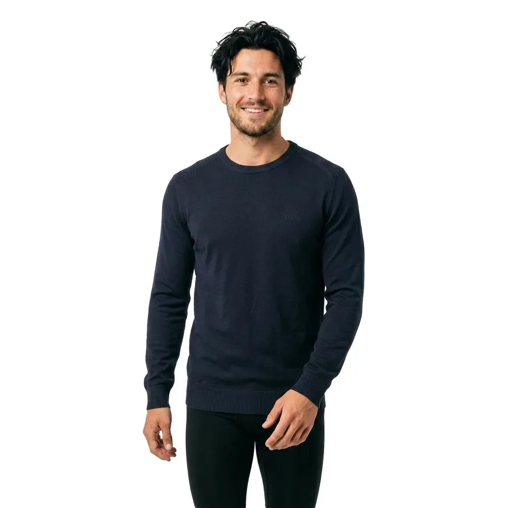 Pull Asac C 10257116 Orange Dark Blue M - BOSS - FashionsVida