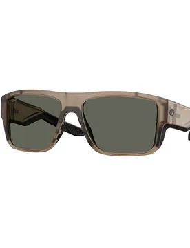 Taxman Polarized Sunglasses Matte Brown Smoke Gray 580G/CAT3 Men - Costa - FashionsVida