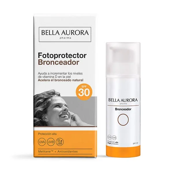 Fotoprotector Autobronceador SPF30 - BELLA AURORA PHARMA - FashionsVida