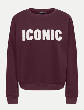Sweatshirt mit Schriftzug Mehrfarbig XS - Only - FashionsVida