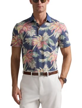 Polo Knit Tour Pique, indigo/bunt xl