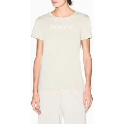 Camiseta de mujer regular fit con logo estampado