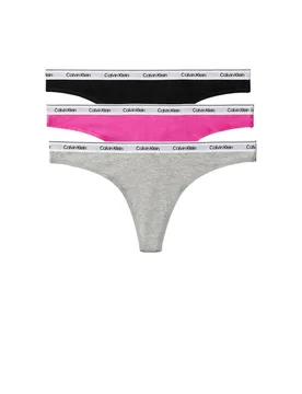 Calvin Lot de trois strings en coton mélangé - Calvin Klein - FashionsVida