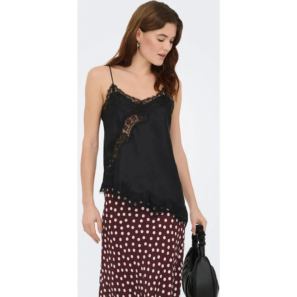 Top de mujer satinado sin mangas - JDY - FashionsVida