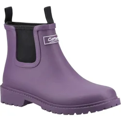 Barton Tpr+neoprene Womens Purple Wellington Boots Rubber - Size Uk 3