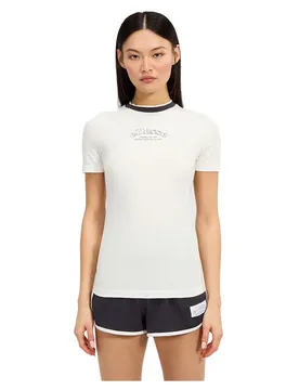 T-shirt à Manches Courtes Lauter Slim Off White 2XS