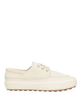 Schnürschuh Herren Cremeweiß 45 Herren