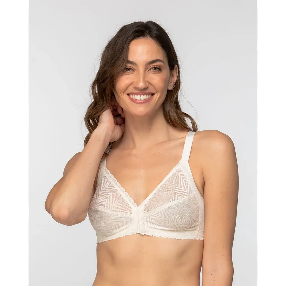 Soutien-gorge De Sport Ideal Posture Front Closure White EU 100 - Playtex - FashionsVida