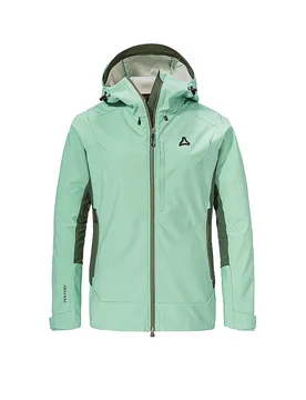 Giacca softshell da turismo da donna Milagle con cappuccio menta 38 - Schöffel - FashionsVida