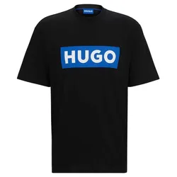Hugo T-shirt à Manches Courtes Nico Blue Black L