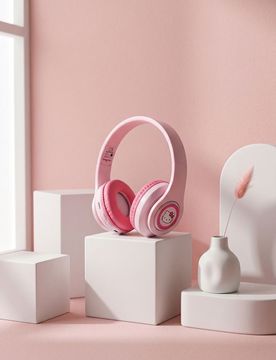 Cuffie wireless over-ear Hello Kitty - rosa