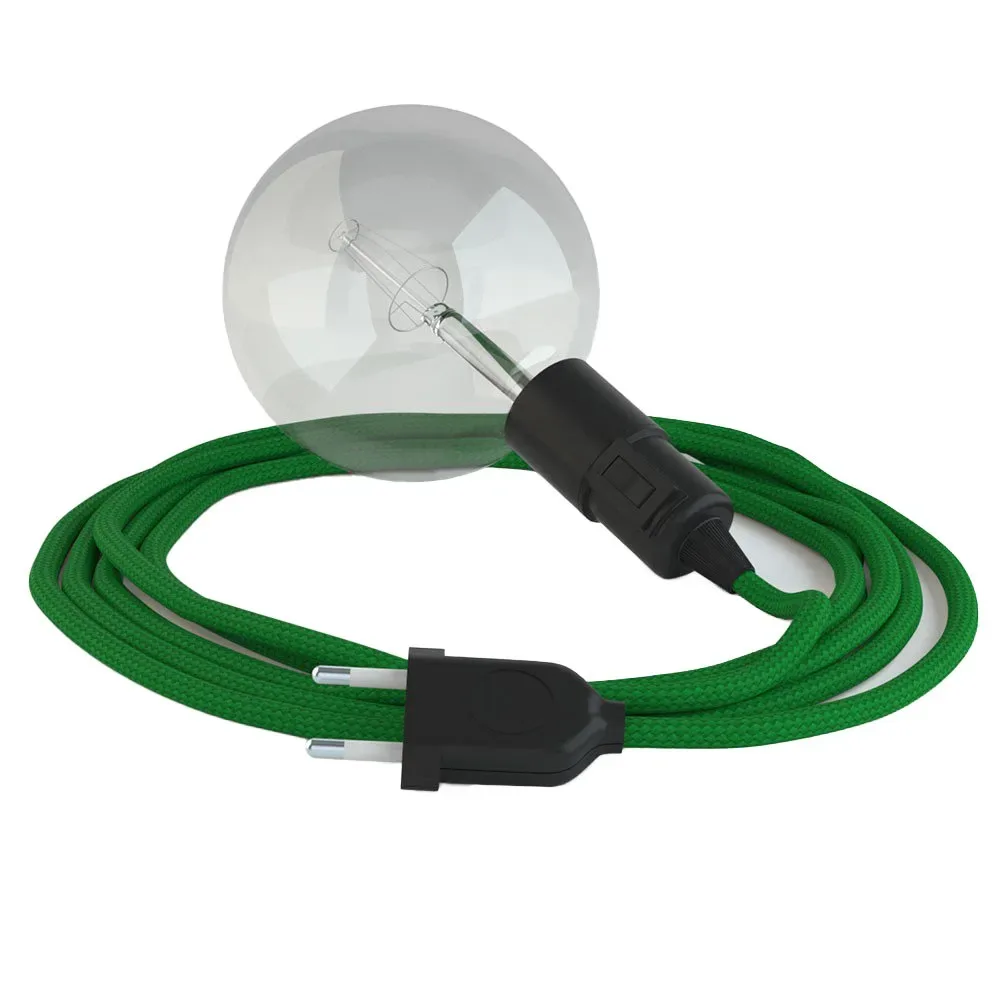 Cables Suspension Luminaire Rm06 3 M Green / Black One Size - Creative - FashionsVida