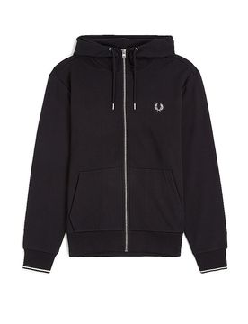 Sudadera con cremallera negro XXL