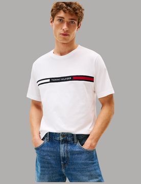 T-shirt Cotone Logo Centrale Regula Fit