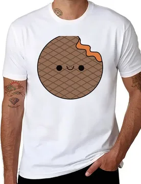 Cute Dutch Stroopwafel - Kawaii Stroopwafel T-Shirt printed t shirts for man g man t shirts for men T-Shirt - Aliexpress - FashionsVida