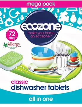 Dishwasher Tablets Classic - Pack of 72 - Ecozone - FashionsVida