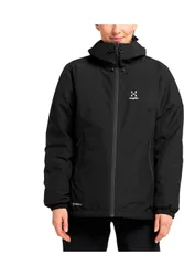 Haglofs eldstad 3-in-1 mimic gtxe chaqueta impermeable insulada mujer Negro (L)