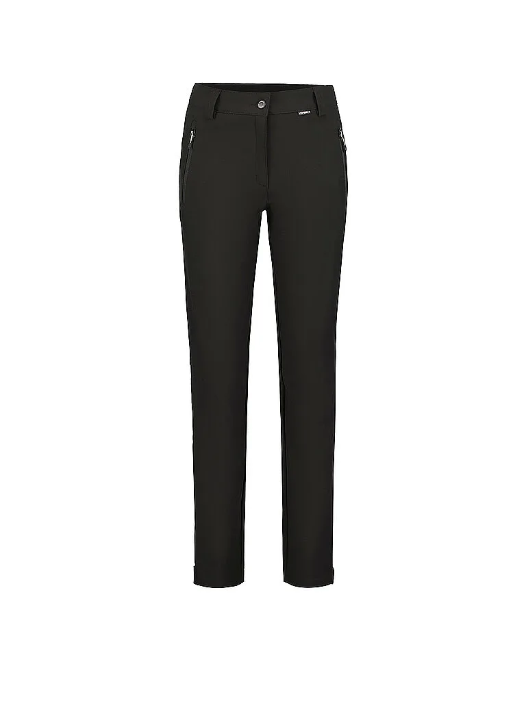 Pantaloni da trekking softshell da donna Bovill nero 46 (corto) - Icepeak - FashionsVida