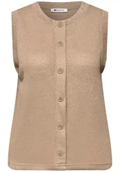 Weste im Strick-Look mit Glitzer female