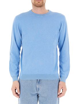 SUN68 Maglia in cotone CELESTE XL