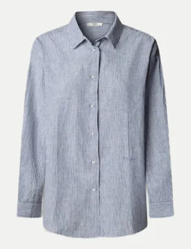 Pepe Jeans Bluse Bernanny Blau L - Pepe jeans - FashionsVida