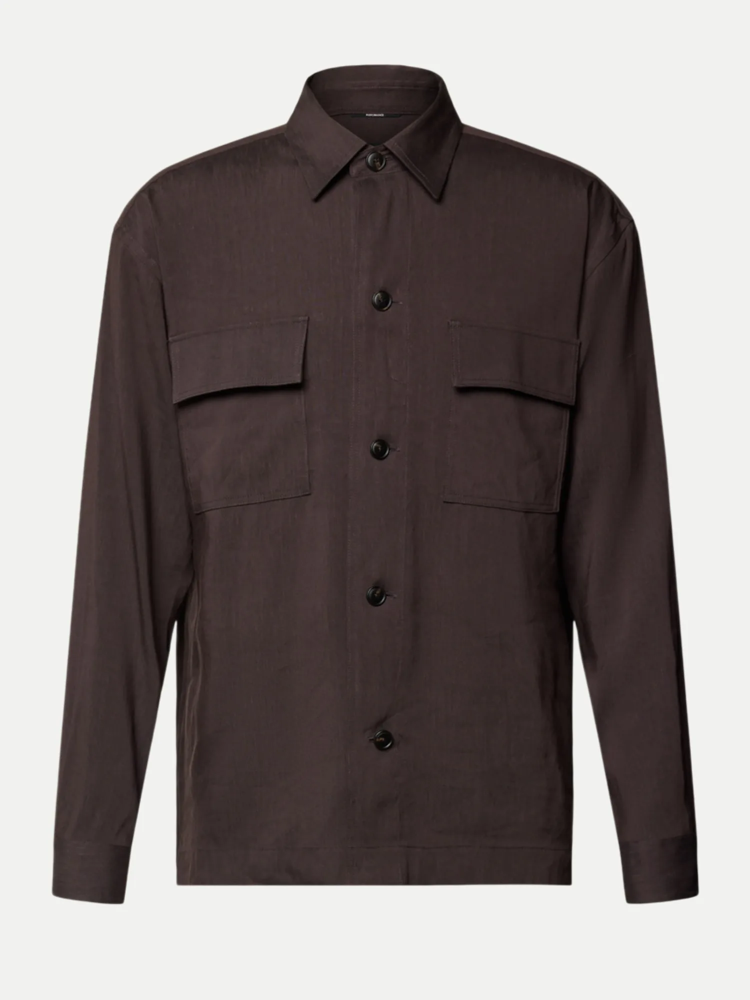 Black Overshirt P-CAI-K-2P-261 Braun L - BOSS - FashionsVida
