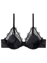 BH mit Bügel LOVELEY black schwarz 85C damen